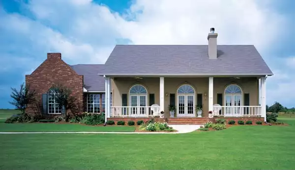 image of single story country house plan 6204